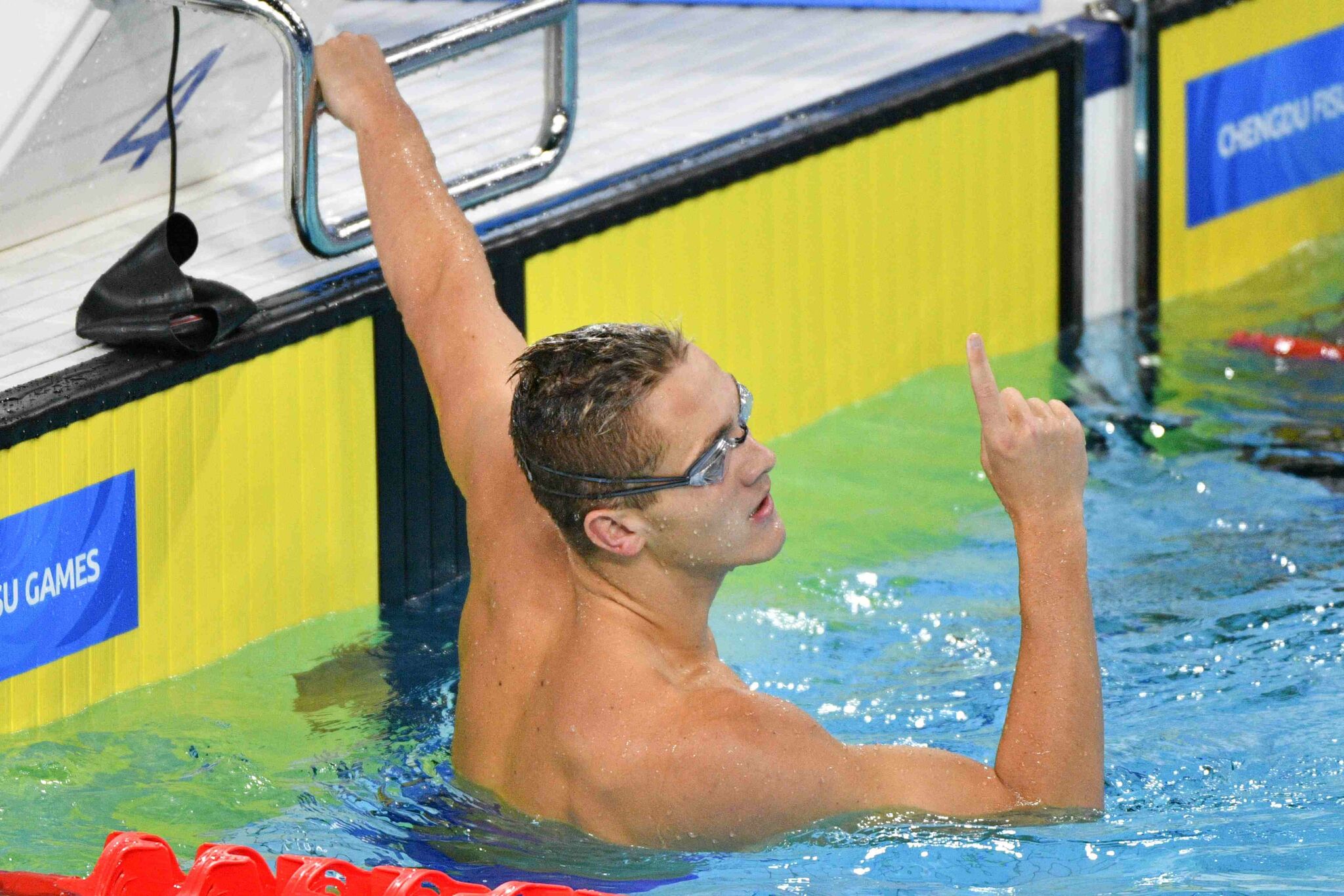 Jackson Keaton Jones of Team USA reacts after the final.